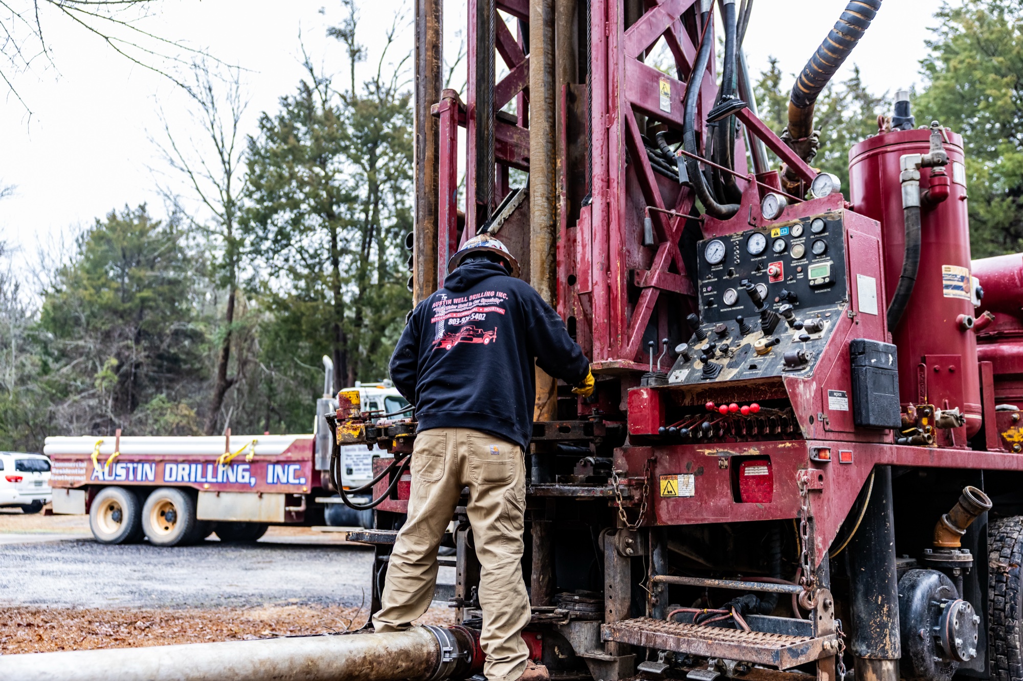 Austin Drilling crew at work in South Carolina